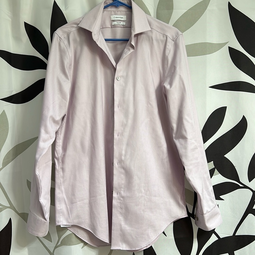 Calvin Klein slim fit button up dress shirt